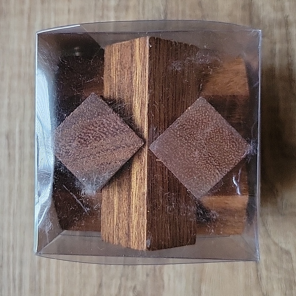 Mini Lumberjack Wooden Puzzle in Gift Box Siam Mandalay Handcrafted in Thailand